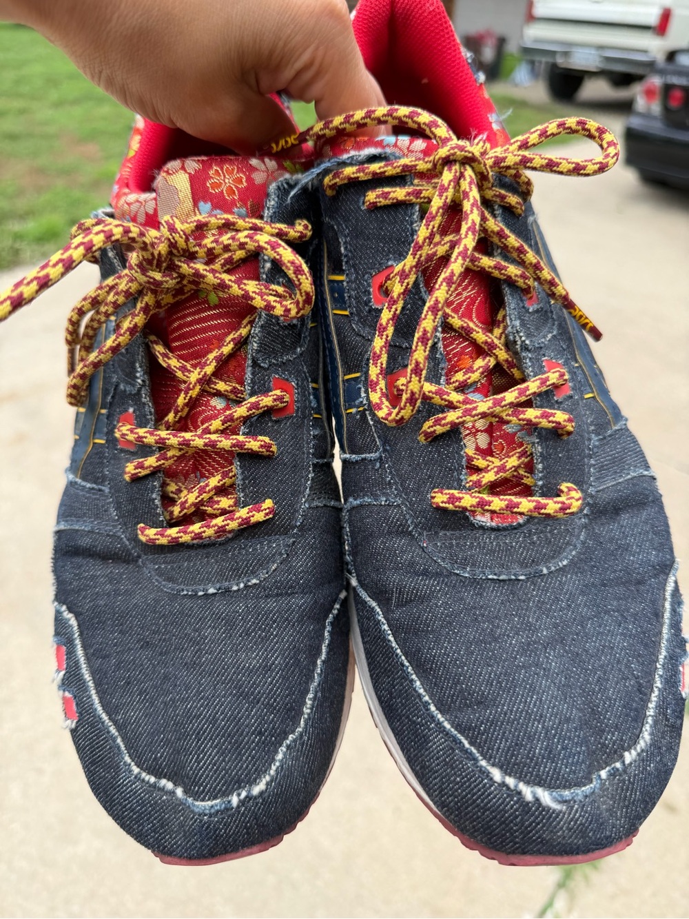 ASICS Gel-Lyte 3 Japanese Denim Kimono Okayama Indigo H5L2N-5050 Split Tongue - Picture 6 of 9